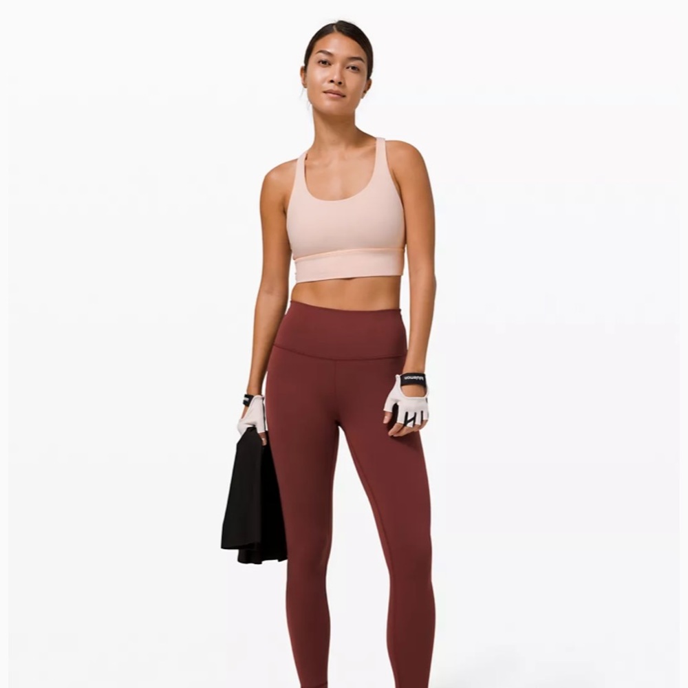 Lululemon Energy Bra Long Line * Feather Pink - Picture 2 of 5
